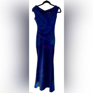 Goddiva  London royal blue dress. Size XS stretch